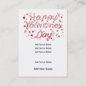 名刺のバレンタイン – SRF 名刺 (裏面)