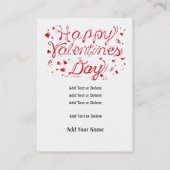 名刺のバレンタイン – SRF 名刺 (裏面)