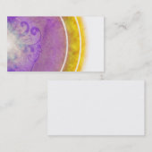 名刺のパステルの花柄 名刺 (正面/裏面)