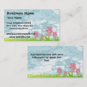 名刺のピンクStarflower 名刺 (正面/裏面)