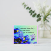 名刺のフェミニンなデザイン 名刺 (スタンド正面)