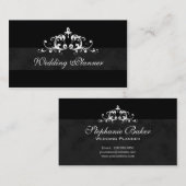 名刺のフォーマルな結婚式のイベントプランナー 名刺 (正面/裏面)