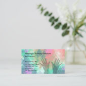 名刺のマッサージ 名刺 (スタンド正面)