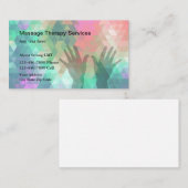 名刺のマッサージ 名刺 (正面/裏面)