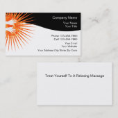 名刺のマッサージ 名刺 (正面/裏面)