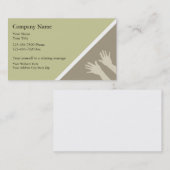 名刺のマッサージ 名刺 (正面/裏面)