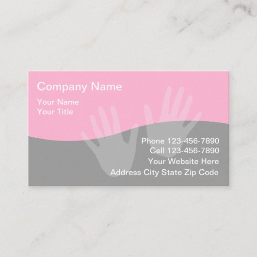 名刺のマッサージ 名刺 (正面)