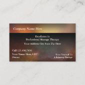 名刺のマッサージ 名刺 (正面)