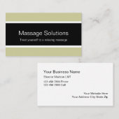 名刺のマッサージ 名刺 (正面/裏面)