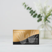 名刺のマッサージ 名刺 (スタンド正面)