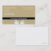 名刺のマッサージ 名刺 (正面/裏面)