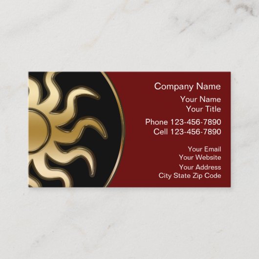 名刺のマッサージ 名刺 (正面)