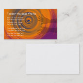 名刺のマッサージ 名刺 (正面/裏面)