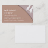 名刺のマッサージ 名刺 (正面/裏面)