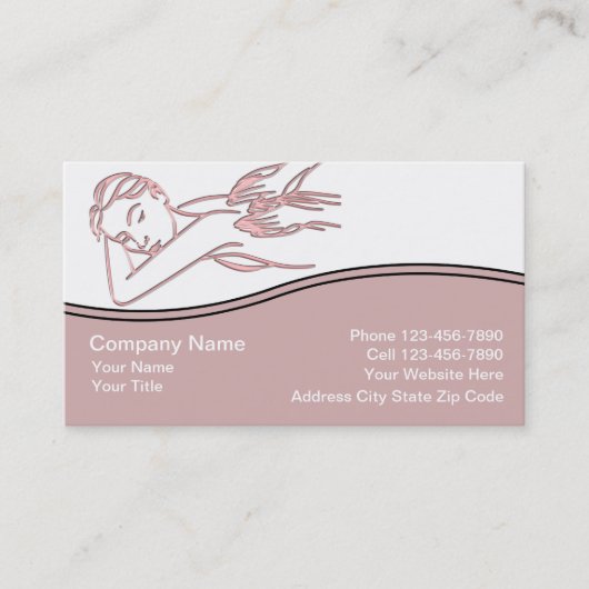 名刺のマッサージ 名刺 (正面)