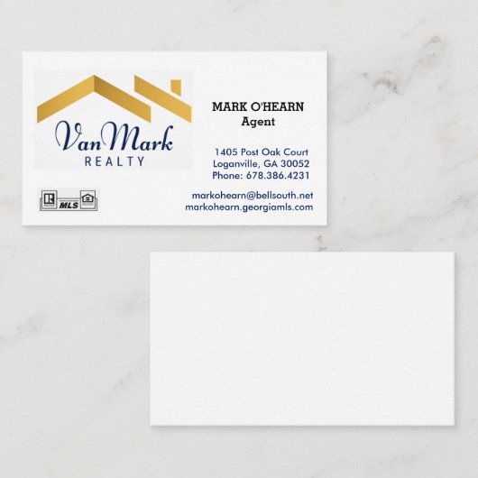 名刺のマーク 名刺 (正面/裏面)