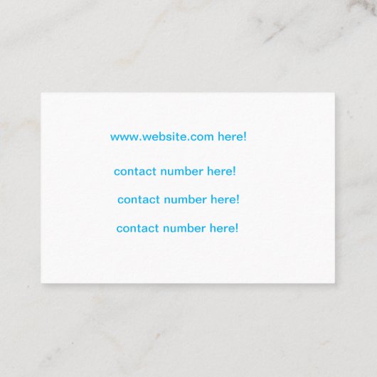 名刺のメカニカルツール 名刺 (裏面)