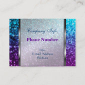 名刺のモザイクSparkleyのぽっちゃりした質 名刺 (裏面)