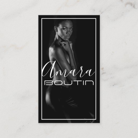 名刺のモデル 名刺 (正面)