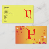 名刺のレター 名刺 (正面/裏面)