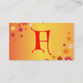 名刺のレター 名刺 (裏面)