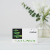 名刺のロゴのステップ 名刺 (スタンド正面)