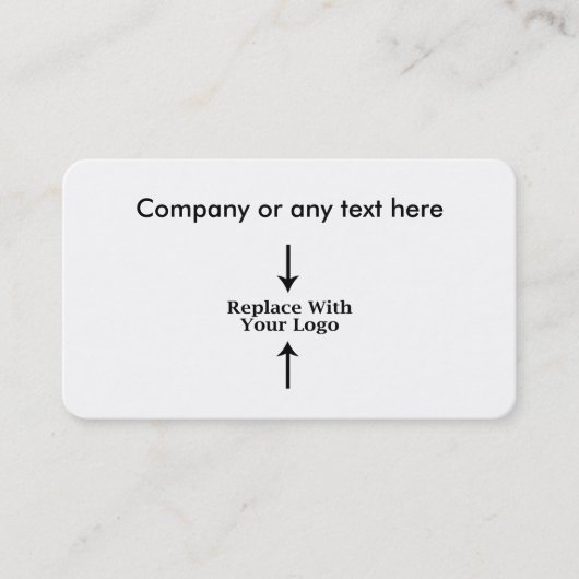 名刺のロゴのテンプレート 名刺 (正面)