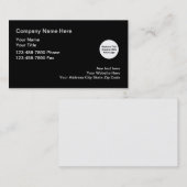 名刺のロゴのテンプレート 名刺 (正面/裏面)