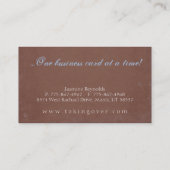 名刺の交換 名刺 (裏面)