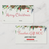 名刺の伝票$100 名刺 (正面/裏面)