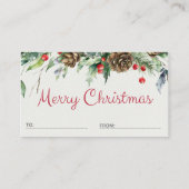 名刺の伝票$100 名刺 (正面)