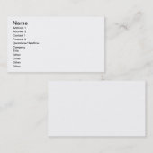 名刺の作パーソナライズされた成 名刺 (正面/裏面)