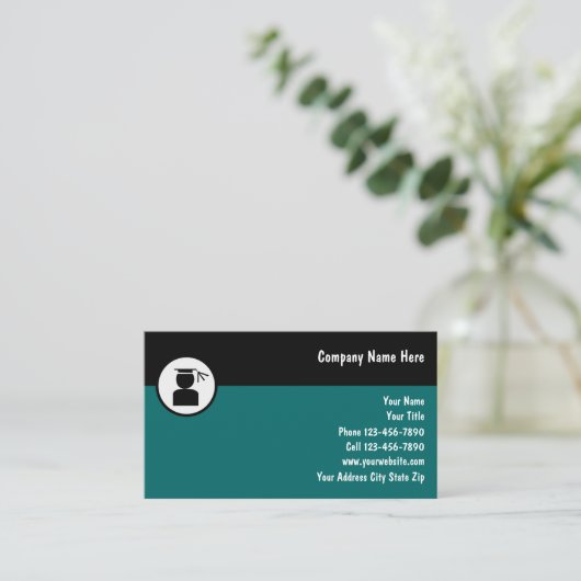 名刺の作成 名刺 (スタンド正面)