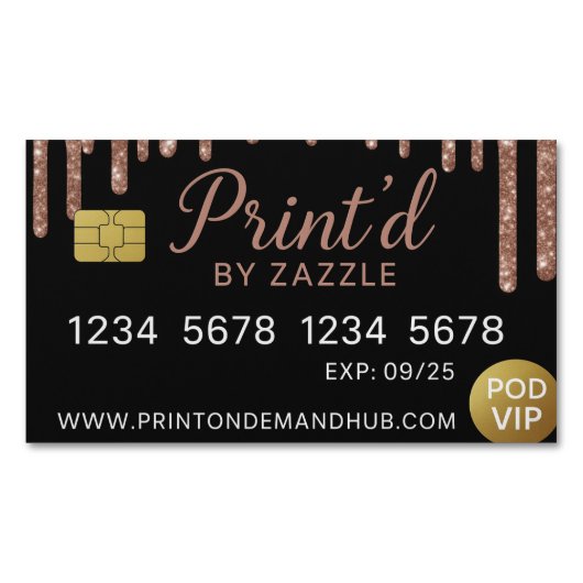 名刺の個性 マグネット名刺 (正面)