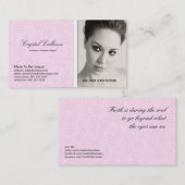 名刺の写真テンプレート-きれいなプロフェッショナル 名刺 (正面/裏面)