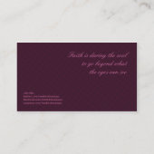 名刺の写真テンプレート-きれいなプロフェッショナル 名刺 (裏面)