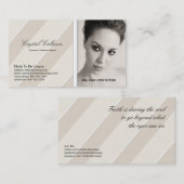 名刺の写真テンプレート-きれいなプロフェッショナル 名刺 (正面/裏面)