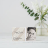 名刺の写真テンプレート-きれいなプロフェッショナル 名刺 (スタンド正面)