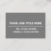 名刺の写真 名刺 (裏面)