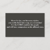 名刺の十字と空 名刺 (裏面)