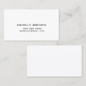 名刺の呼出し コーリングカード (正面/裏面)