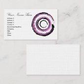 名刺の回状のイラストレーション 名刺 (正面/裏面)