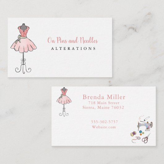 名刺の変更 名刺 (正面/裏面)