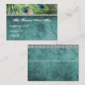 名刺の孔雀の数々のな目的 名刺 (正面/裏面)