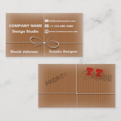 名刺の小包郵便のスタイル 名刺 (正面/裏面)