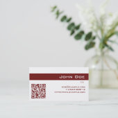 名刺の帝国赤 名刺 (スタンド正面)