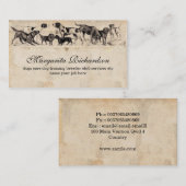 名刺の後をつけます 名刺 (正面/裏面)