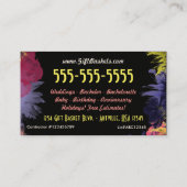 名刺の抽象芸術の両面カスタマイズ可能 名刺 (裏面)