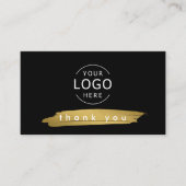 名刺の挿入に感謝 名刺 (正面)