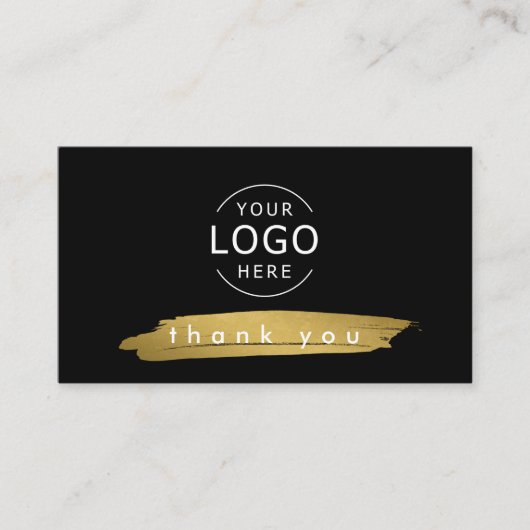 名刺の挿入に感謝 名刺 (正面)